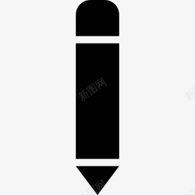 钢笔笔黑色垂直界面符号图标图标