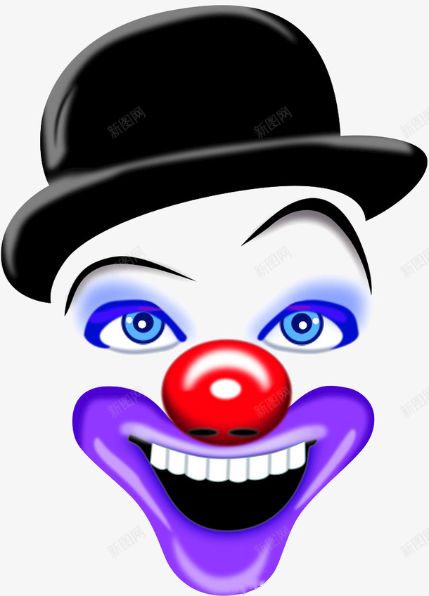 搞笑的可爱小丑png免抠素材_88icon https://88icon.com joker 动画 小丑 帽子 笑脸 邪恶