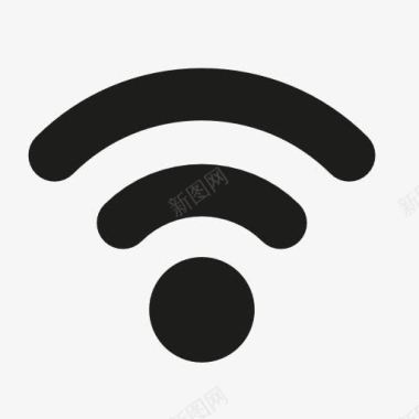 爆米花图案wifi无线信号图标图标