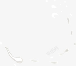 水滴花纹白色清新牛奶高清图片