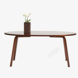 休闲桌椅圆形木桌高清图片