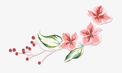 漂亮的水彩花psd免抠素材_88icon https://88icon.com 手绘植物花卉 淘宝素材 漂亮的水彩花