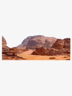 风化沙漠岩石素材