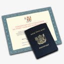 公民护照新西兰素材