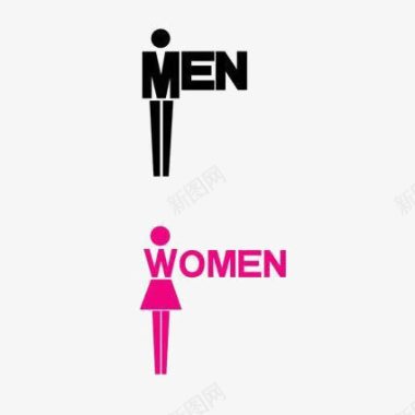 男女标志图标图标