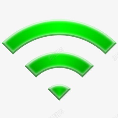 绿色病毒绿色wifix信号图标图标