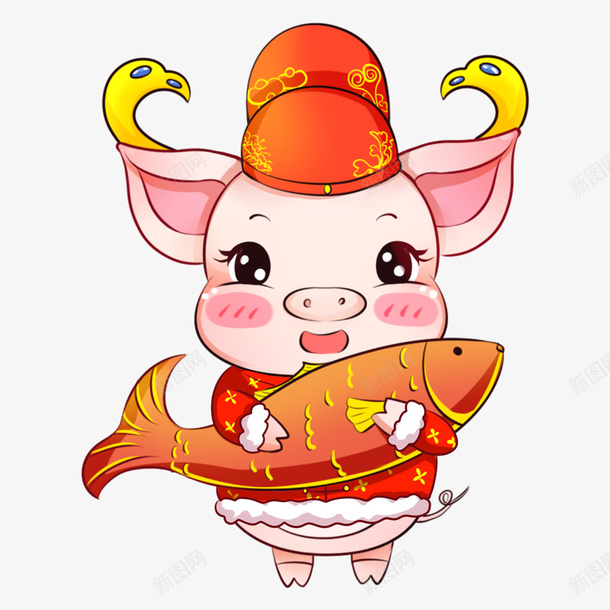 小福猪手抱金鱼png免抠素材_88icon https://88icon.com Q版猪 小福猪免抠PNG 小福猪手抱金鱼免抠PNG 巴马香猪 手绘 猪宝宝 猪小福 福小猪