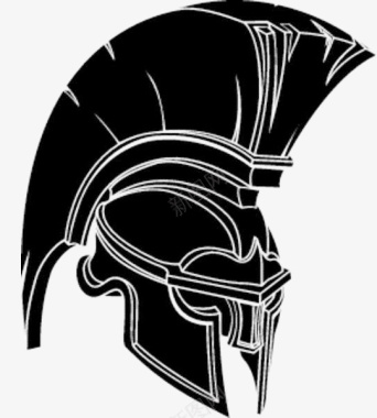 防护骑士盔甲黑色头盔图标图标