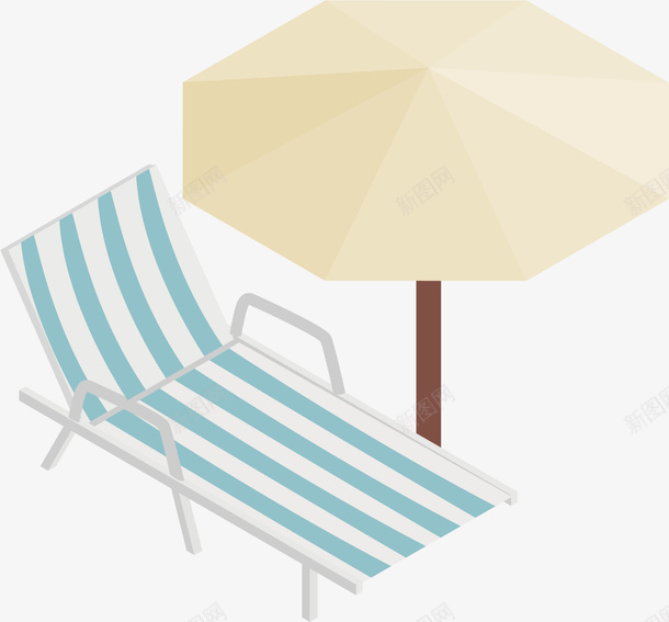 遮阳伞下的沙滩椅png免抠素材_88icon https://88icon.com 凉伞 卡通手绘 度假 沙滩 沙滩椅 海边 躺椅 遮阳伞