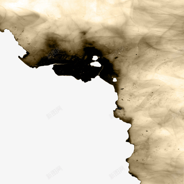 烧毁的纸张png免抠素材_88icon https://88icon.com 泛黄 烧毁 烧痕 纸张 装饰素材
