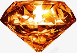 金光闪闪的金色钻石素材