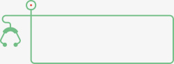 听诊器边框医药听诊器矢量图高清图片