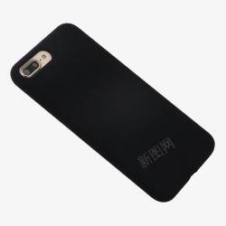 iphone7纯黑手机壳素材