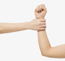 手拉着手臂示意图素材