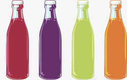 软饮果汁外包装玻璃瓶素材