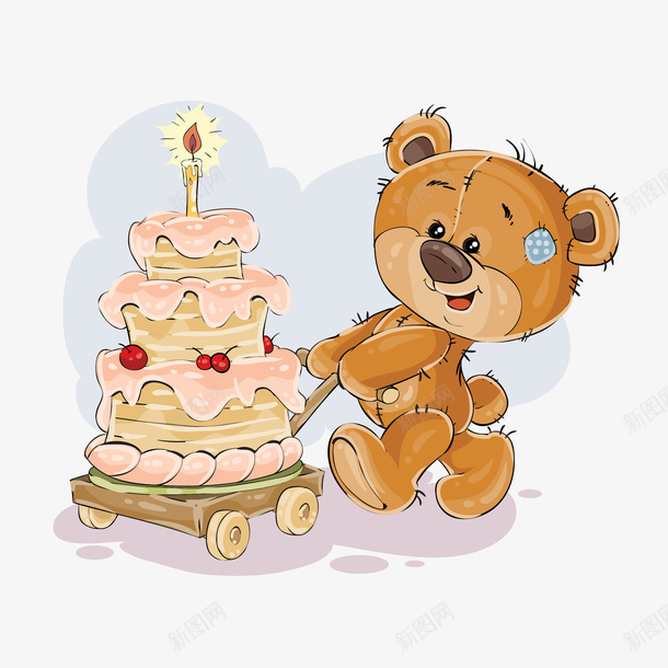 生日蛋糕小熊png免抠素材_88icon https://88icon.com 卡通 卡通可爱 卡通的 可爱的 可爱的小熊 定制蛋糕卡通 小熊 生日蛋糕 生日蛋糕图片免费下载 矢量的 鼠