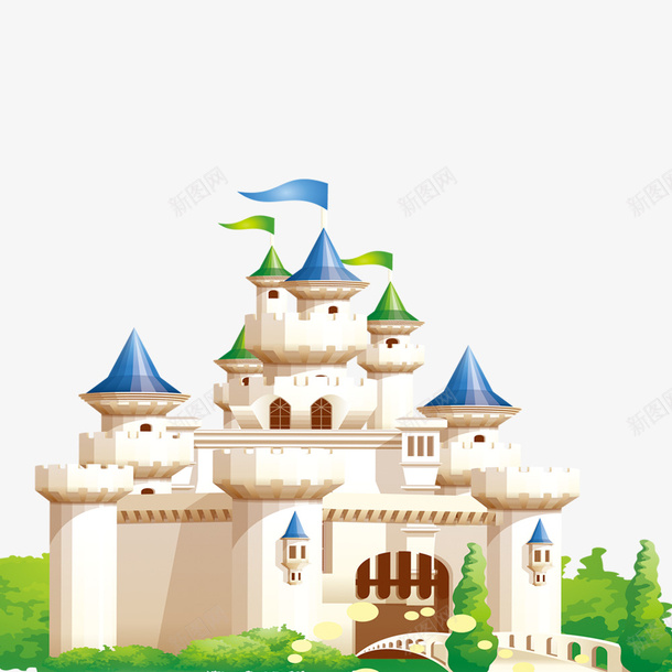 创意童话城堡png免抠素材_88icon https://88icon.com 儿童节 卡通 城堡 房屋 童话故事 蛋糕城堡 装饰插画