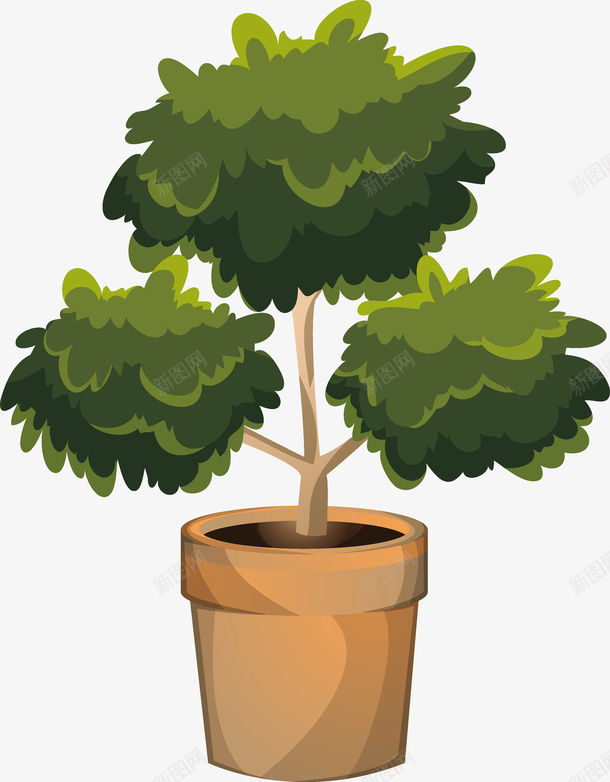 手绘室内装修盆花摆设插画图矢量图ai免抠素材_88icon https://88icon.com 厨房 室内图 室内场景 家具 平面图 洗手间 盆花摆设 装修 餐厅 矢量图