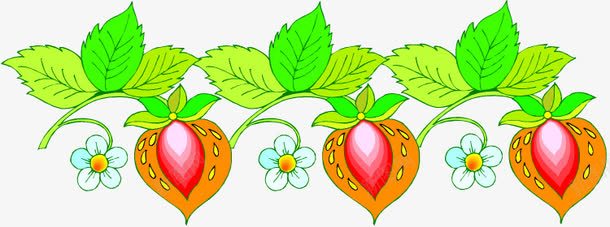 手绘草莓解析图png免抠素材_88icon https://88icon.com 手绘 植物 草莓 草莓花
