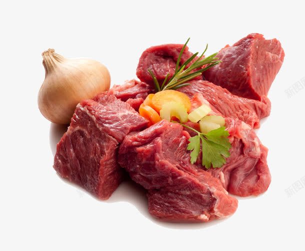 一堆新鲜的肉png免抠素材_88icon https://88icon.com 新鲜 肉类 胡萝卜 芹菜 蒜 调味品 食材 鲜肉