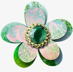 绿宝石装饰素材