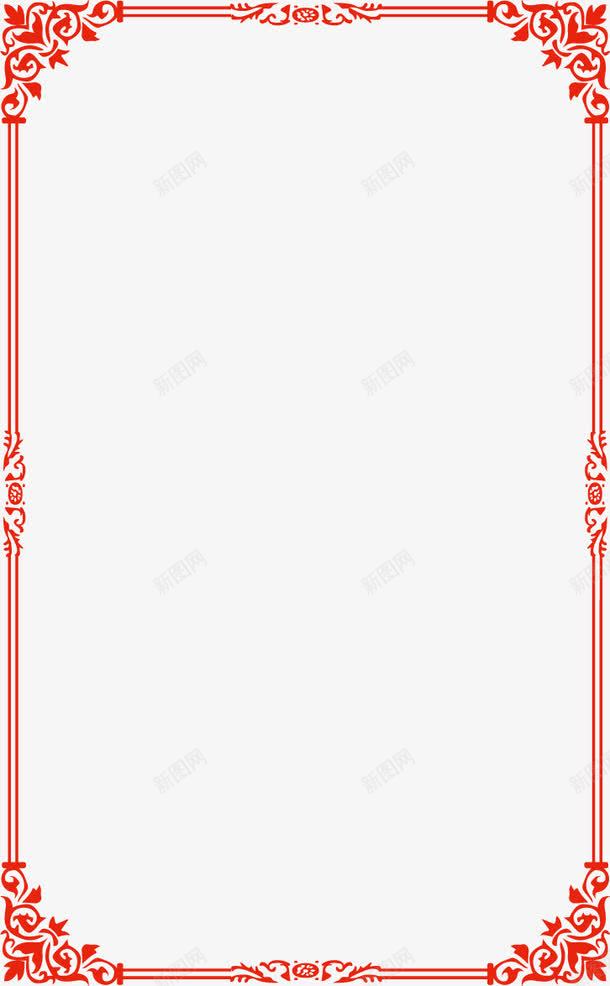 红色简单边框线框图png免抠素材_88icon https://88icon.com 矢量线框图 矢量线框图素材 红色边框 线框 线框图 线框图素材 边框 边框矢量