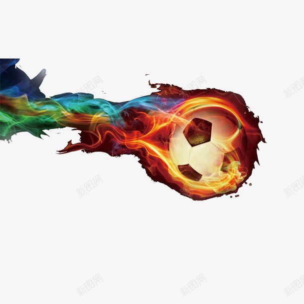 燃烧着的足球png免抠素材_88icon https://88icon.com 浮动的足球 火 火焰喷射 燃烧的球 红色火焰 蓝色火焰