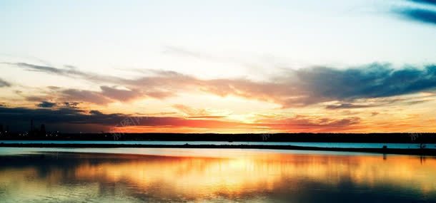 夕阳大海天空背景背景