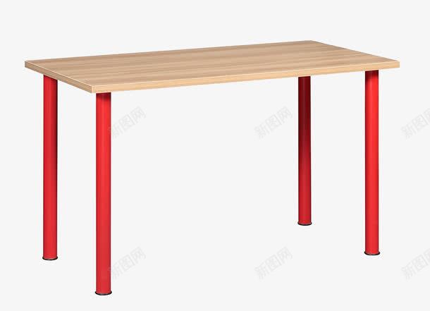 课桌png免抠素材_88icon https://88icon.com 家具 木头 木桌 木纹 木质 材料 板子 板材 桌子 用品 红色