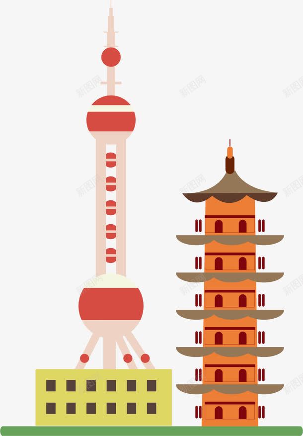 东方明珠png免抠素材_88icon https://88icon.com 东方明珠 卡通 手绘 高塔