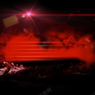 淘宝炫酷红色光束碎片鼠标键盘直通车钻展背景背景
