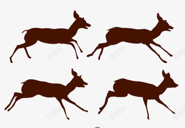 奔跑母鹿png免抠素材_88icon https://88icon.com 动画帧 卡通手绘 奔跑的鹿 帧序列 序列帧 序列帧动画 母鹿