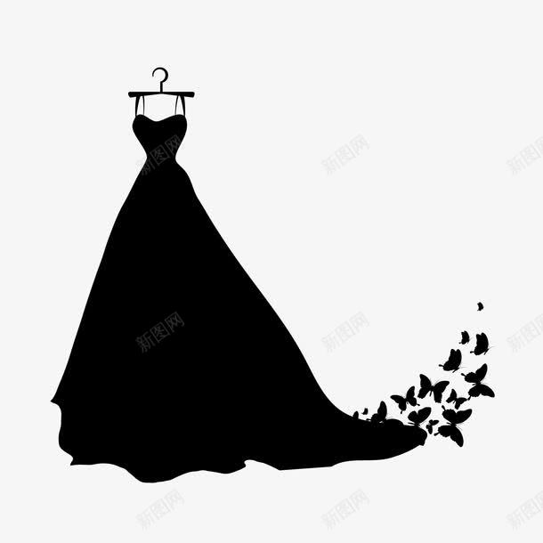 黑色长裙png免抠素材_88icon https://88icon.com 女装黑色长裙 拖地黑色长裙 挂着的黑色长裙 礼服黑色长裙 蝴蝶黑色长裙 裙子 走秀黑色长裙 黑色 黑色长裙