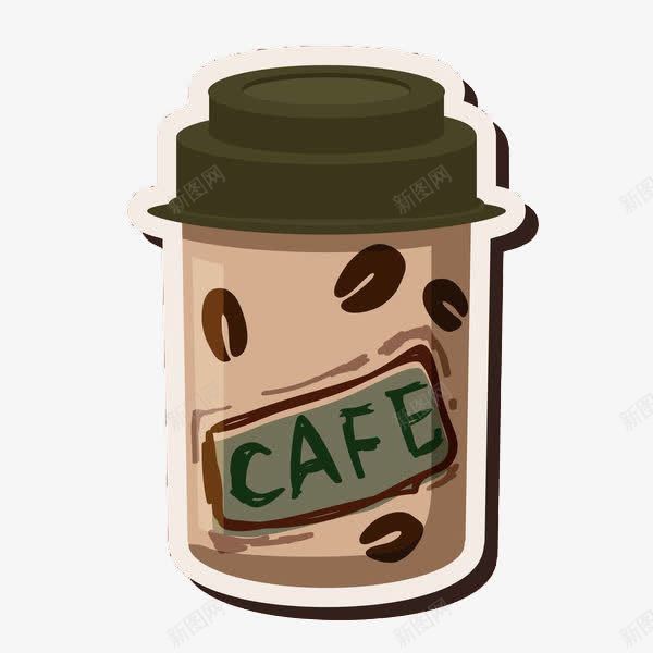 卡通咖啡杯png免抠素材_88icon https://88icon.com coffee 冲饮 卡布基诺 卡通 咖啡 咖啡纸杯 抵抗困意 振奋精神 提神 热的 热饮 苦的 饮料