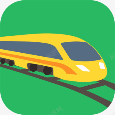 旅游logo设计手机订火车票旅游应用图标图标