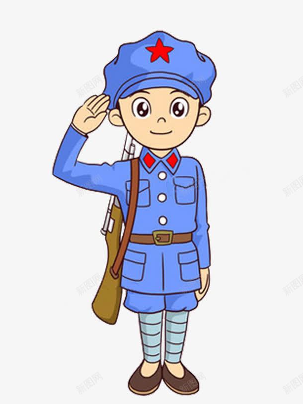 警卫兵png免抠素材_88icon https://88icon.com q版人物 人物 矢量人物 红军 红军Q版人物 红军人物