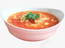 西红柿鸡蛋疙瘩汤素材