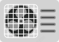 空调吹风电扇冷气矢量图图标高清图片