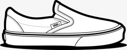 白球鞋创意卡通白色鞋子矢量图图标高清图片