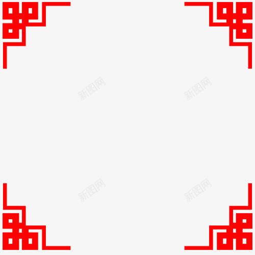 红色边框png免抠素材_88icon https://88icon.com 2016 新年 猴年 红色 边框