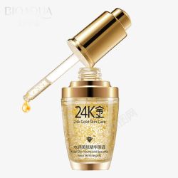 24K纯金泊泉雅24K臻白精华液产品实物高清图片