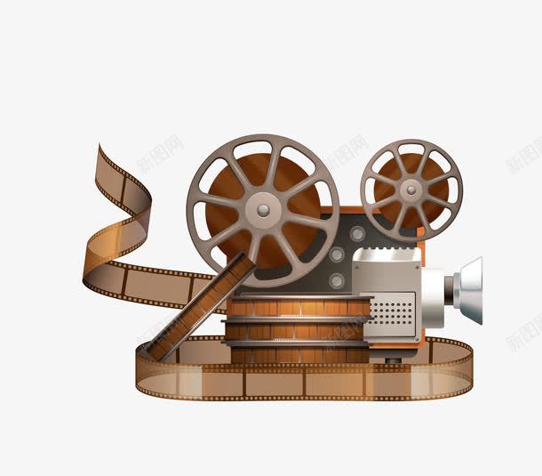 暗色复古电影电视放映机png免抠素材_88icon https://88icon.com 复古电影 暗色放映机 电视放映机 矢量放映机