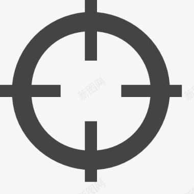 狙击手瞄准十字图标图标