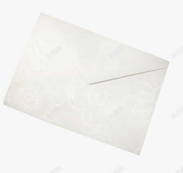 印有花图案的信封png免抠素材_88icon https://88icon.com 信 信封 印花图案 白色 白色信封