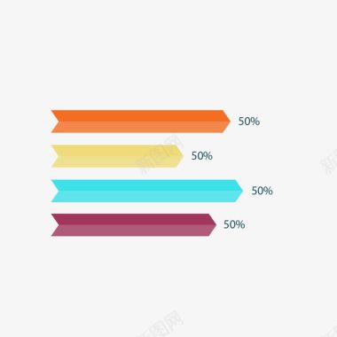 PPT研究报告柱状图图标图标