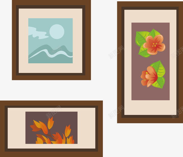 手绘卡通室内挂画png免抠素材_88icon https://88icon.com 卡通 墙绘 室内 手绘 挂画 画框 装饰 装饰图案