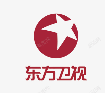 卡通矢量堡垒东方卫视LOGO图标图标