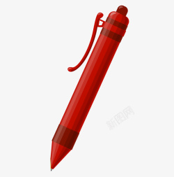 红圆珠笔素材