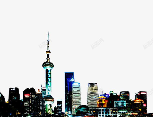 上海外滩夜景png免抠素材_88icon https://88icon.com 上海 东方明珠 旅游攻略 旅游景点 旅行