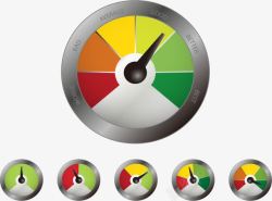 分类打分仪表盘素材
